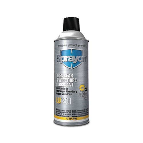 Krylon LU 201 Open Gear & Wire Rope Lubricants, 12 oz Aerosol Can (425-SC0201000) Case of 12