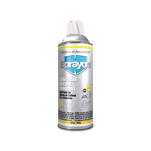 Krylon Sprayon® LU™210 Food Grade Silicone Lubricant, 10 oz, Aerosol Can (425-SC0210000) Case of 12