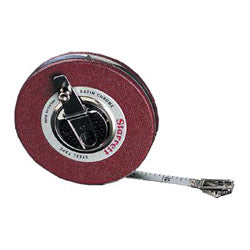 L.S. Starrett 530 Series Steel Long-Line Measuring Tapes, 3/8 in x 50 ft, Inch Diameter (681-65953) Each