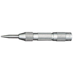 L.S. Starrett Automatic Center Punch, 5 in L, 5/8 in Tip, Aluminum (681-53048) Each