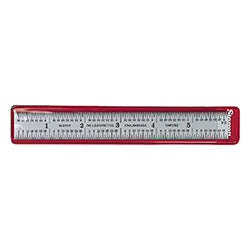 L.S. Starrett Steel Rules, 6 in, Spring-Tempered Steel (681-52660) Each