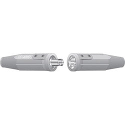 Lenco Cable Connector, Single Oval Point Screw Connection, Male/Female, 1/0 to 2/0 AWG Cap, Black (380-05040) Each