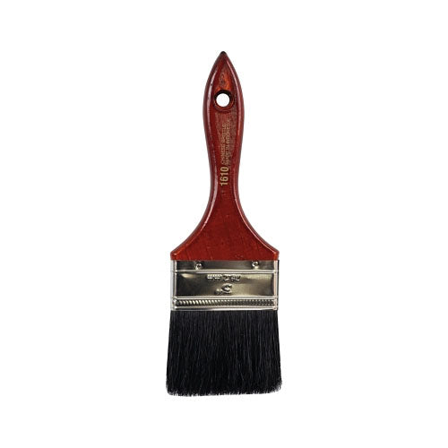 Linzer China Bristle Brush, 1/2 in Thick, 2 in Trim, Black China, Wood Handle (449-1610-2) Box of 12