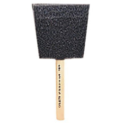 Linzer Foam Brushes, 2 in wide, Foam, Wood handle (449-8505-2) 50 Each