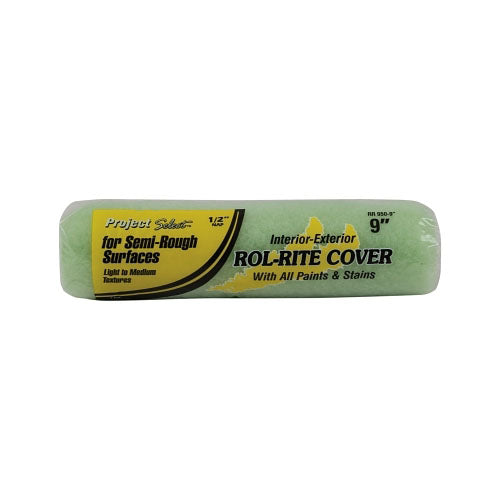 Linzer Rol-Rite Roller Covers, 7 in, 3/8 in Nap, Knit Fabric (449-RR938-7) 24 EA / PK