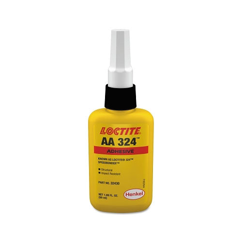 Loctite® 324™ Speedbonder™ Structural Adhesive, High Impact, 50 mL, Bottle, Amber (442-88478) 1 Bottle