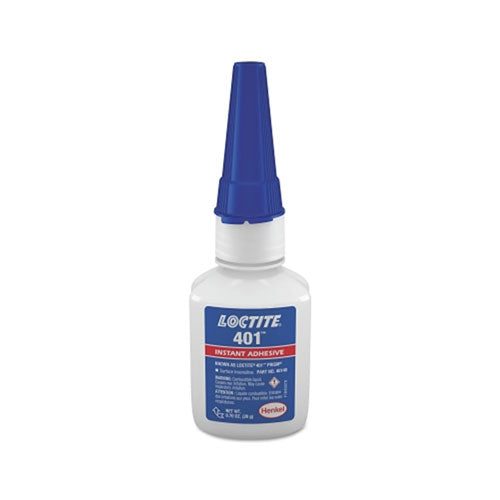 Loctite® 401™ Prism® Instant Adhesive, Surface Insensitive, 20 g Bottle, Clear (442-135429) Each