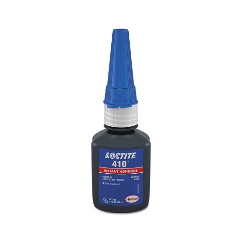Loctite® 410 Prism Instant Adhesive, Black/Toughened, 20 g, Bottle, Black (442-135444) Each