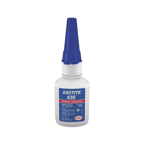 Loctite® 430™ Super Bonder® Instant Adhesive, 1 oz, Bottle, Clear (442-233978) Each