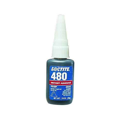 Loctite® 480™ Prism® Toughened Instant Adhesive, 20 g, Tube, Black (442-135466) Case of 10