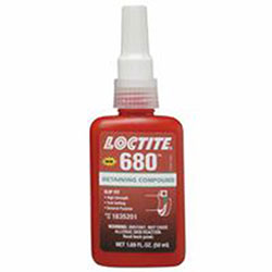 Loctite® 680™ Retaining Compound, 50 mL Bottle, Green, 4,000 psi (442-1835201) Each