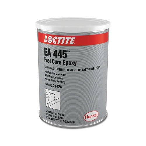 Loctite® Fixmaster® Fast Cure Epoxy, Mixer Cup, 1 oz, Capsule, Grey (442-209718) Each