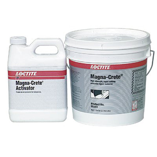 Loctite® PC 9410™ High Strength, Rapid Setting Concrete Repair and Grouting System, 1 gal, Bottle/Bucket Kit, Grey (442-235572) 1 Kit