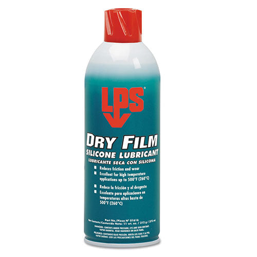LPS® Dry Film Silicone Lubricants, 16 oz Aerosol Can (428-01616) 12 Cans