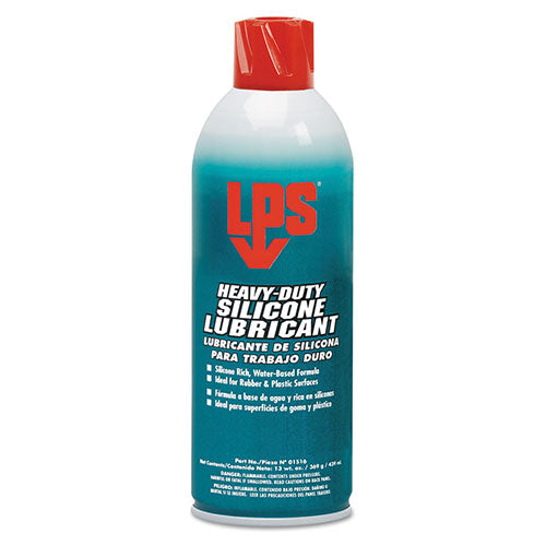 LPS® Heavy-Duty Silicone Lubricants, 13 oz Aerosol Can (428-01516) 12 Cans