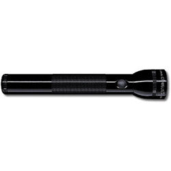 Maglite® Mag-Lite® Standard Flashlight, 2 D, 27 Lumens, Black, Hangpak (459-S2D016) Each