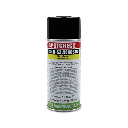 Magnaflux Spotcheck® SKD-S2 Solvent Developer, 11.6 oz, Aerosol Can (387-01-5352-78) Case of 12