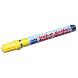 Markal Valve Action Paint Marker, Black, 1/8 in, Medium (434-96803) Each