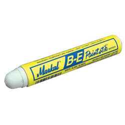 Markal Paintstik B-E Markers, 11/16 in, White (434-80620) Case of 12