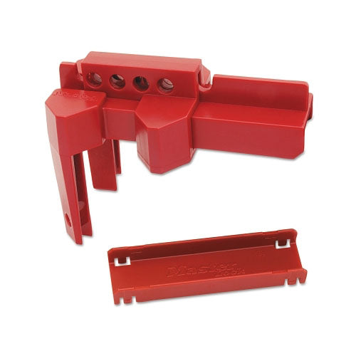 Master Lock® Adjustable Ball Valve Lockouts, 1 1/2-2 in valves, Red (470-S3081) Each