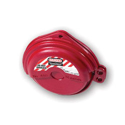 Master Lock® Rotating Gate Valve Lockout, 1 in to 3 in dia Handle, Red (470-480) Each