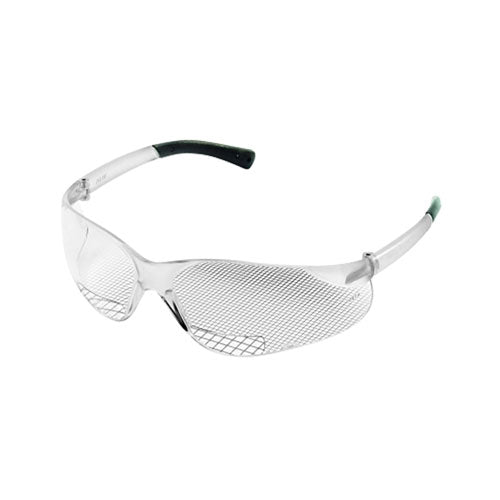 MCR™ Safety BearKat® BK1 Series Bifocal Readers Safety Glasses, Clear Lens, 1.0 Dipter, Clear Frame (135-BKH10) Each