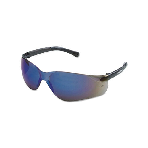 MCR™ Safety BearKat® BK1 Series Safety Glasses, Blue Mirror Lens, Duramass® Scratch-Resistant, Gray Frame (135-BK118) 1 Pair