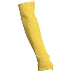 Memphis Glove Kevlar® Sleeves, 18 in Long, Double Ply, Thumb Slot, Slip On, One Size, Yellow (127-9378T) Each