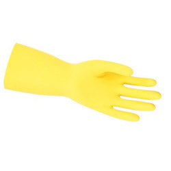Memphis Glove Unsupported Latex Gloves, 9 - 9.5, Latex, Yellow (127-5290) Case of 12