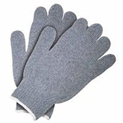 Memphis Glove Heavy Weight String Knit Gloves, Small, Knit-Wrist, Gray (127-9507SM) 12 Pairs