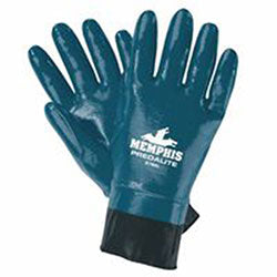 Memphis Glove Predalite Nitrile Gloves, X-Large, Black/Blue (127-9786XL) 1 Dozen