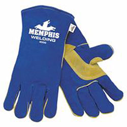 Memphis Glove Select Shoulder Welding Gloves, Cowhide, X-Large, Blue (127-4500) 1 Dozen