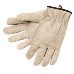 Memphis Glove Premium-Grade Leather Driving Gloves, Cowhide, Large, Unlined, Straight Thumb, Gray (127-3100L) Case of 12