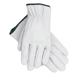 Memphis Glove Premium-Grade Leather Driving Gloves, Goatskin, X-Large, Unlined, Straight Thumb, White (127-3601XL) Case of 12