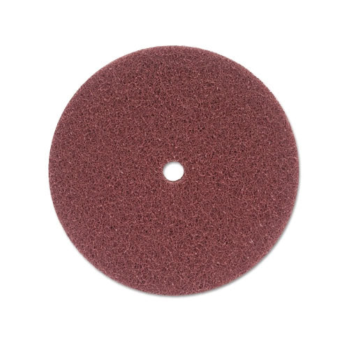 Merit Abrasives High Strength Buffing Disc, 8 in x 1/2 in, Very Fine, Aluminum Oxide, 3600 rpm, Maroon (481-08834162413) Each