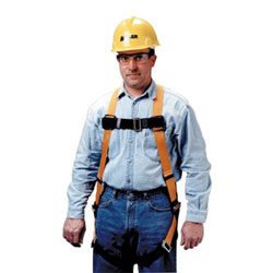 Miller Fall Protection Titan Full-Body Harness, Back D-Ring, L/XL, Mating Chest/Shoulders (493-T4500UAK) Each