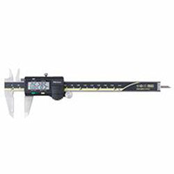 Mitutoyo Series 500 Standard Digimatic Calipers w/Thumb Roller, Range 0-6 in, Stainless Steel, LCD (504-500-196-30) Each