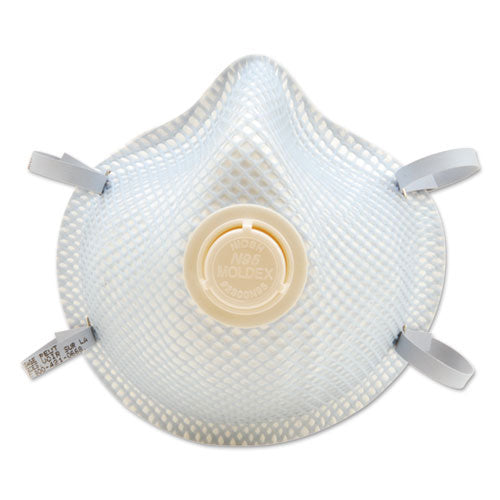 Moldex 2300 Series N95 Particulate Respirator, Half-facepiece, 2-Strap, Medium/Large (507-2300N95) Box of 10