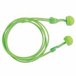 Moldex Glide® Foam No Roll Twist-In Earplugs, Green, Corded (507-6945) Box of 100