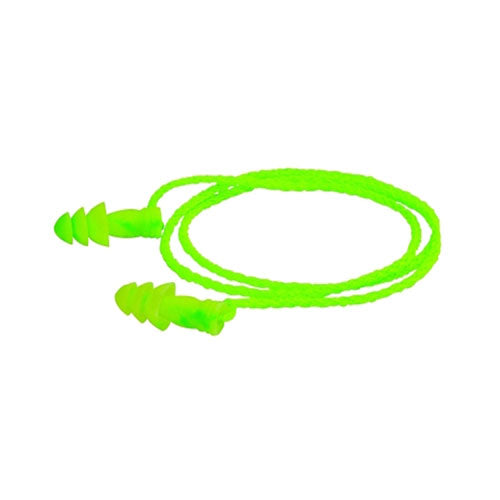 Moldex JETZ Reusable Earplugs, TPE, Bright Green, Corded (507-6455) Box of 50