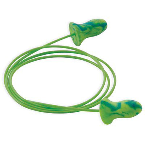 Moldex Meteors™ Disposable Earplugs, Foam, Green, Corded, Small (507-6632) 1 Box
