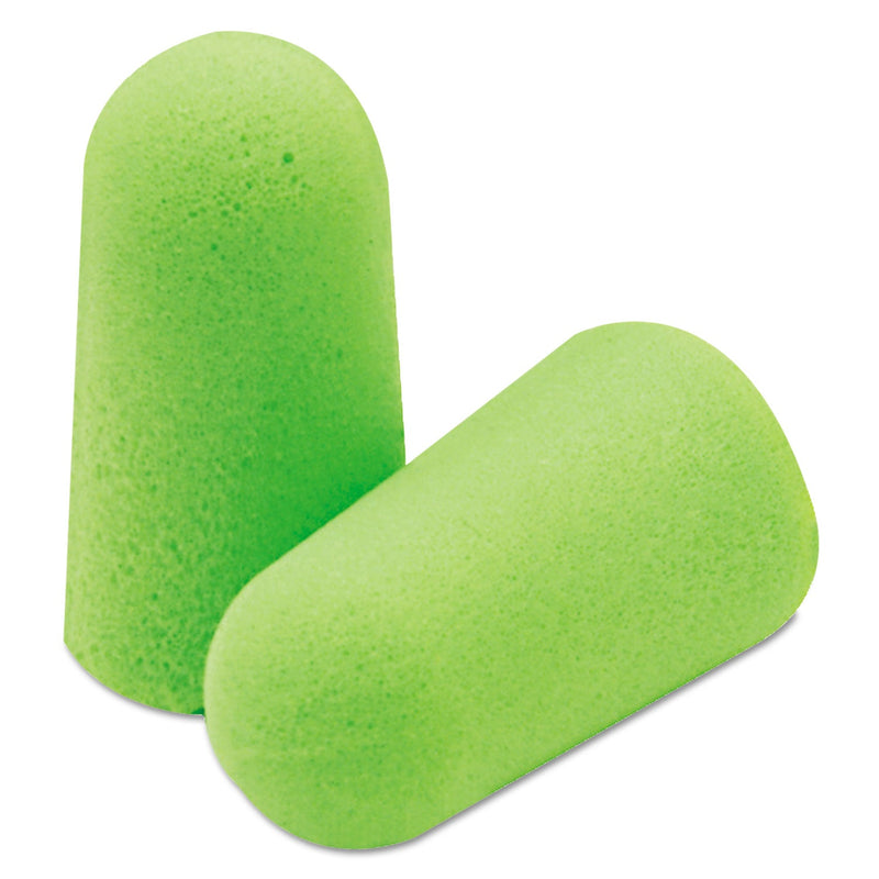 Moldex Pura-Fit Foam Earplugs, Foam, Bright Green, Uncorded (507-6800) 200 Pairs