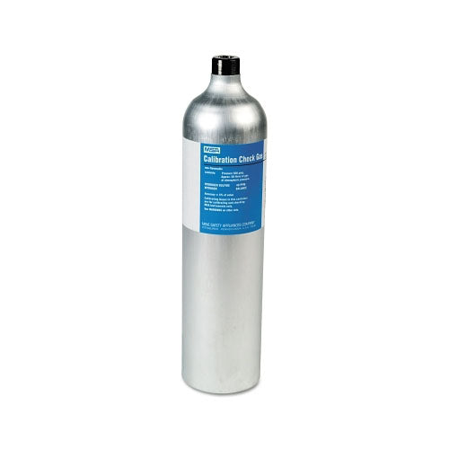 MSA RP Reactive Gas Calibration Cylinder, 58 L, 1.45% CH4, 15% O2, 60 PPM CO, 20 PPM H2S, Aluminum (454-10045035) Each