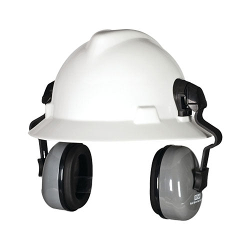 MSA SoundControl® SH Cap Earmuff, 25 dB NRR, Gray/Black, Cap-Mounted (454-10129327) 1 Pair