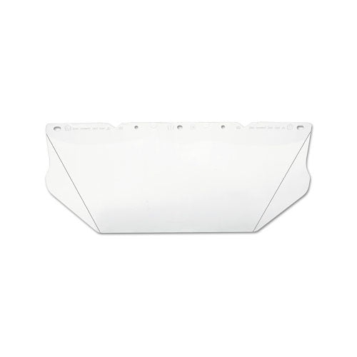 MSA V-Gard® Accessory System General Purpose Visor, Anti-Fog, Anti-Scratch, Clear, 17 in L x 8 in H (454-10115839) Each