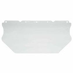 MSA V-Gard® Accessory System General Purpose Visor, Anti-Fog, Anti-Scratch, Clear, 17 in L x 8 in H (454-10115836) Each