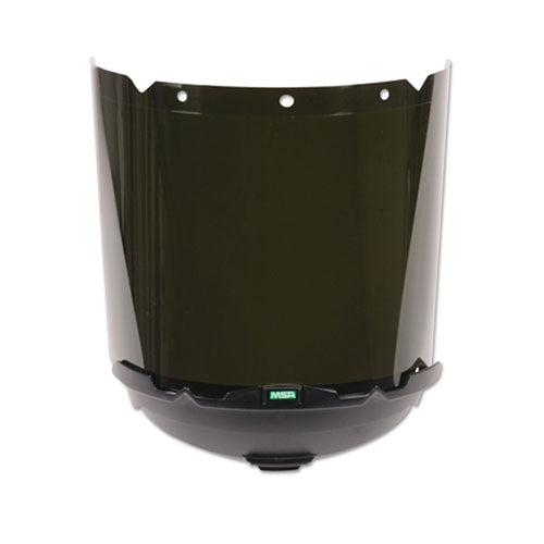 MSA V-Gard® Accessory System Welding/Cutting/Brazing Visor,IR 5, Green, 17-1/4 in L X 8 in H (454-10115861) Case of 5