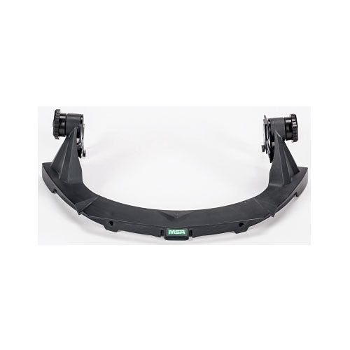 MSA V-Gard Faceshield Frame, w/o Debris Control, Black, For MSA Slotted Caps (454-10154604) Each