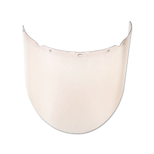 MSA V-Gard® Visor for Elevated Temperature Application, Anti-Fog, Anti-Scratch, Reflective Coating, Clear, 17.75 in L x 9.5 in H (454-10115848) Each