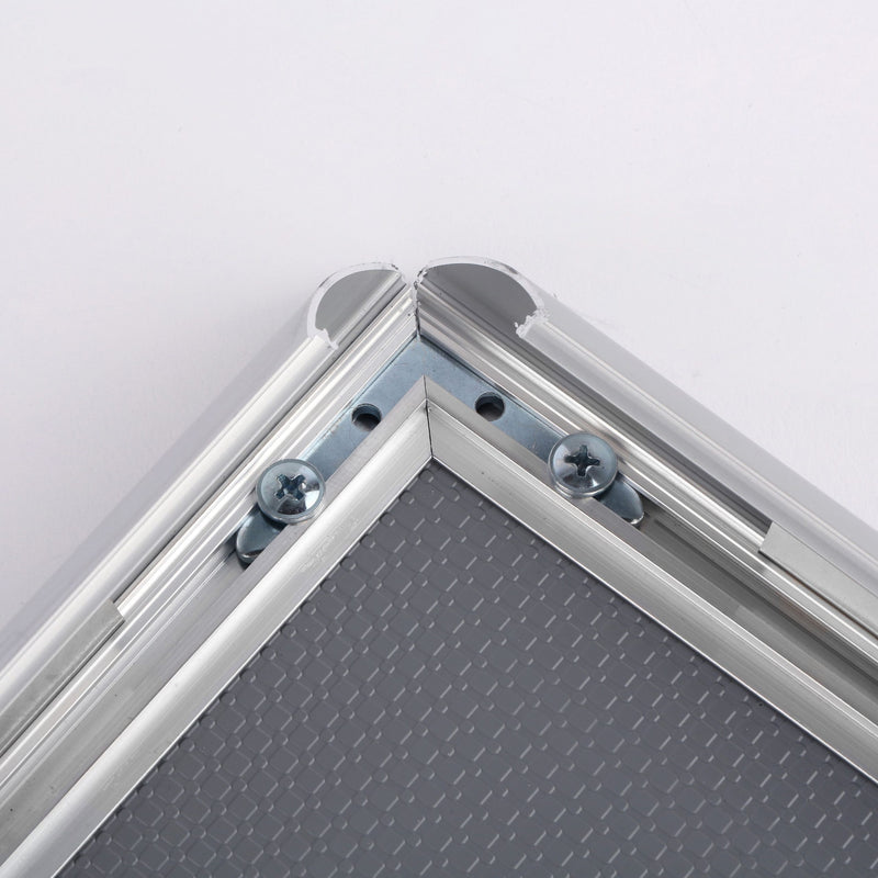Snap Frame Poster Size: 17"x22" Silver, 1" Mitred (UCN255N012X2990) Each